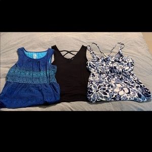 Bundle/lot of 3 dresses size small and SP. Loft, Arizona and made for life